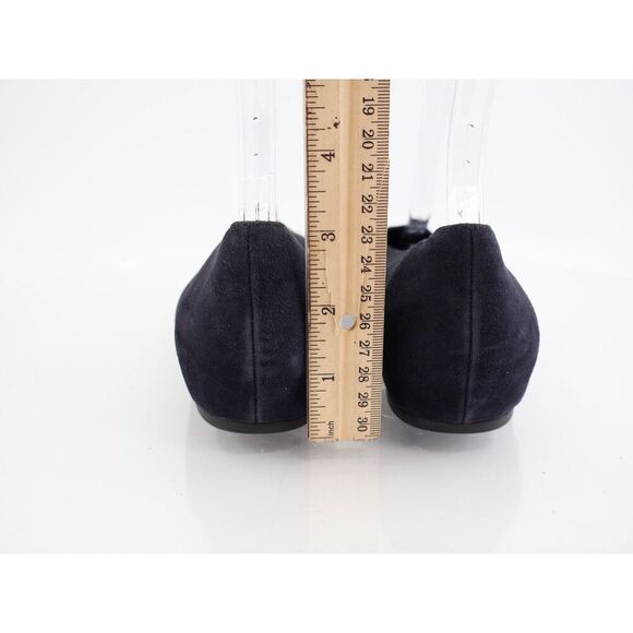 Eileen Fisher Women Una Hidden Wedge Ballet Flats Size 8 Navy Suede Round Toe - Picture 6 of 10